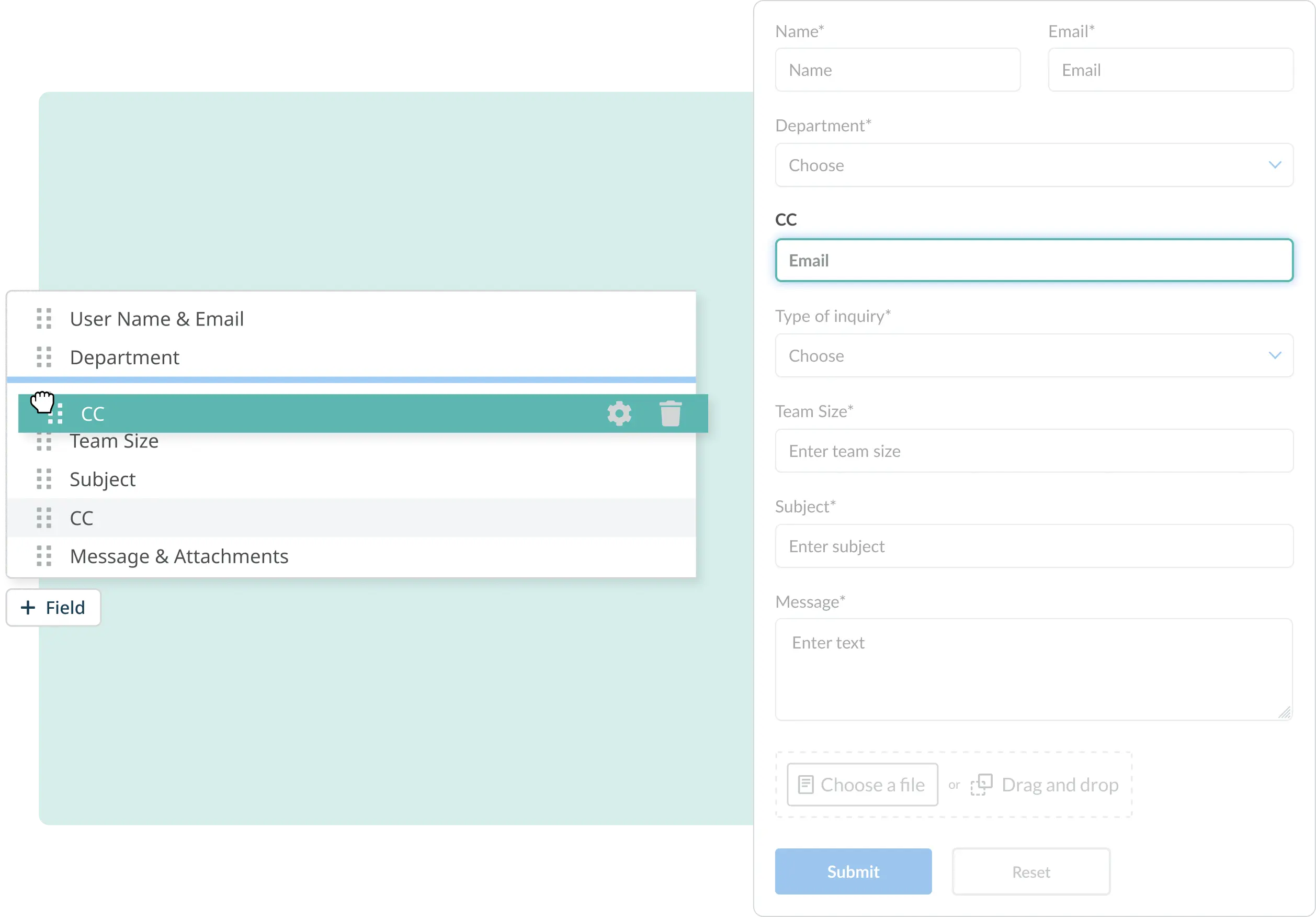 Your help desk, your forms, your rules
